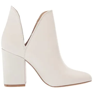Steve Madden Women's Rookie Fashion Boot in White Leather