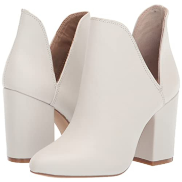 Steve Madden Women's Rookie Fashion Boot in White Leather