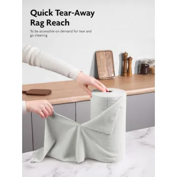 Fantasticlean Microfiber Cloth Roll - 75 Pack of Ultra Absorbent Towels