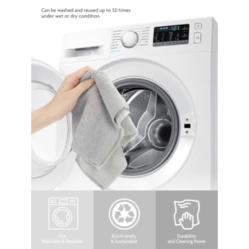 Fantasticlean Microfiber Cloth Roll - 75 Pack of Ultra Absorbent Towels