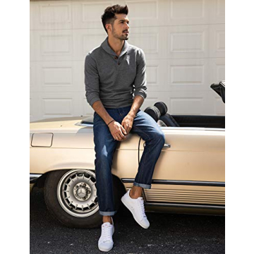 Warm & Stylish COOFANDY Shawl Collar Pullover