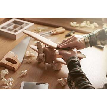 LANHU Abrasive Dry Wet Waterproof Sandpaper Sheets Assorted Grit of 400/600/ 800/1000/ 1200/1500 for Furniture, Hobbies and Home Improvement, 12 Sheets (9 x 3.6 Inch), For Wood