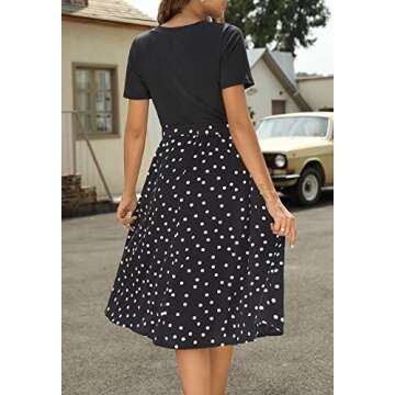 Zattcas Women Summer Dress - Modest Midi for Work & Church