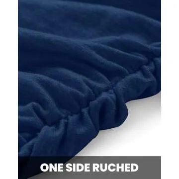 BTFBM Women 2025 Summer Sleeveless Tank Dresses Crew Neck Slim Fit Short Casual Ruched Bodycon Party Club Mini Dress(Dark Blue, Medium)