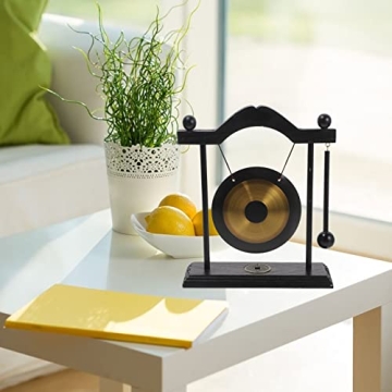 HOMSFOU Brass Gong Set - Desktop Decor & Music