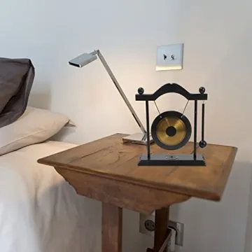 HOMSFOU Brass Gong Set - Desktop Decor & Music