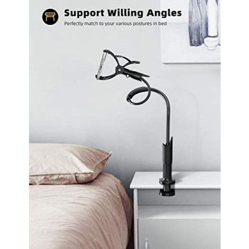 Lamicall Gooseneck Phone Holder for Bed and Desk