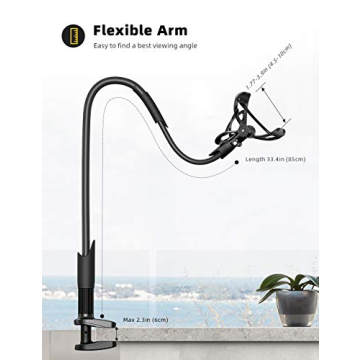 Lamicall Gooseneck Phone Holder for Bed and Desk