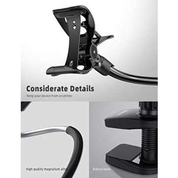 Lamicall Gooseneck Phone Holder for Bed and Desk