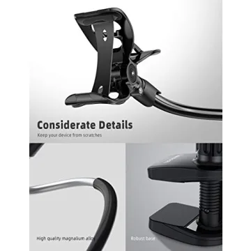 Lamicall Gooseneck Phone Holder for Bed and Desk