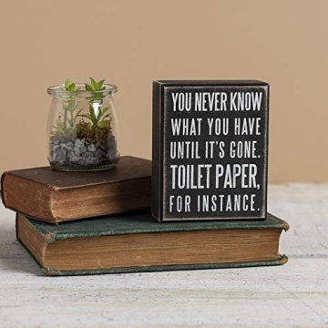 Funny Bathroom Sign - Humorous Home Decor Gift