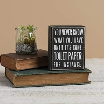 Funny Bathroom Sign - Humorous Home Decor Gift