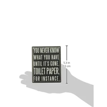 Funny Bathroom Sign - Humorous Home Decor Gift