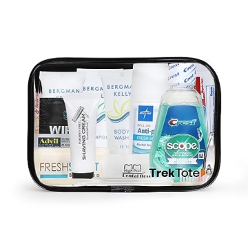 20-Piece Travel Toiletries Kit – TSA Approved Hygiene Set with Lightweight, Compact Toiletry Bag ?...