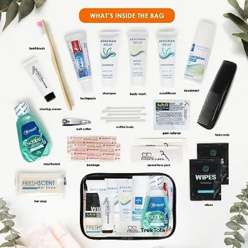 Travel Toiletries Kit – TSA Approved 20-Piece Set