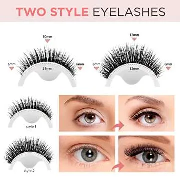 Reusable Self Adhesive Eyelashes for Natural Glam