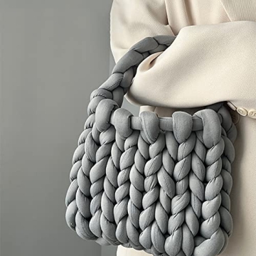 Stylish Handwoven Wool Handbag for Any Event