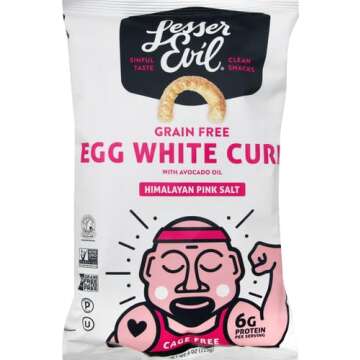 Lesserevil, Power Curls Himalayan Pink Salt, 4 Ounce (Packaging may vary)