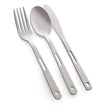 Unique Complete Messware Kit Polished Stainless Steel Dishes Set| Tableware| Dinnerware| Camping| Includes - Cups | Plates| Bowls| Cutlery| Comes in Mesh Bags (Single Person Green)