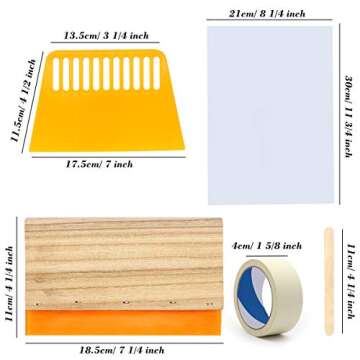 Angela&Alex 21 Pieces Screen Printing Kit for All Ages