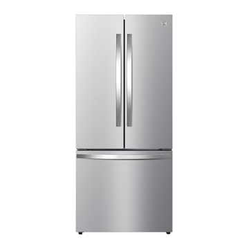 Kenmore 46-75525 29.88 Inch Counter-Depth French Door Refrigerator/Freezer with Fingerprint-Resistan...
