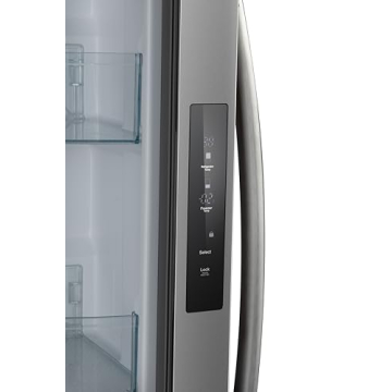 Kenmore 46-75525 29.88 Inch Counter-Depth French Door Refrigerator/Freezer with Fingerprint-Resistant Stainless Steel, Ice Maker, Quiet and Energy Efficient Inverter Compressor, 17.5 cu. ft.