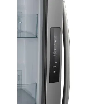 Kenmore 46-75525 29.88 Inch Counter-Depth French Door Refrigerator/Freezer with Fingerprint-Resistant Stainless Steel, Ice Maker, Quiet and Energy Efficient Inverter Compressor, 17.5 cu. ft.