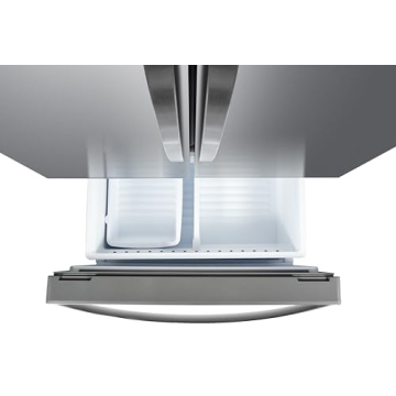 Kenmore 46-75525 29.88 Inch Counter-Depth French Door Refrigerator/Freezer with Fingerprint-Resistant Stainless Steel, Ice Maker, Quiet and Energy Efficient Inverter Compressor, 17.5 cu. ft.