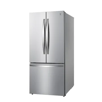 Kenmore 46-75525 29.88 Inch Counter-Depth French Door Refrigerator/Freezer with Fingerprint-Resistant Stainless Steel, Ice Maker, Quiet and Energy Efficient Inverter Compressor, 17.5 cu. ft.