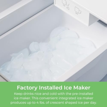 Kenmore 46-75525 29.88 Inch Counter-Depth French Door Refrigerator/Freezer with Fingerprint-Resistant Stainless Steel, Ice Maker, Quiet and Energy Efficient Inverter Compressor, 17.5 cu. ft.