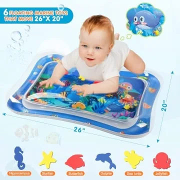 Infinno Inflatable Tummy Time Mat for Baby Development
