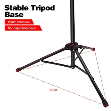 Adjustable Music Stand with Carry Bag for Musicians