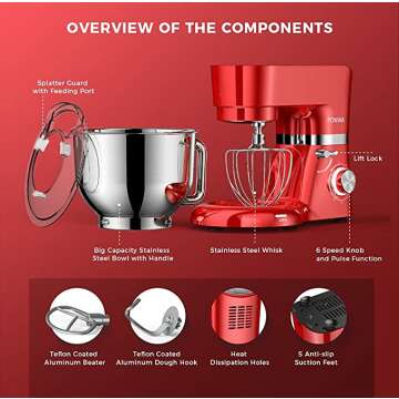 POWWA Electric Household Mixer - Certified Performance