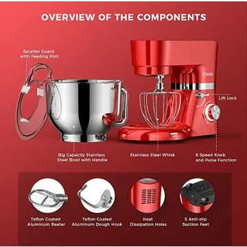 POWWA Electric Household Mixer - Certified Performance