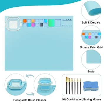 Silicone Craft Mat for Kids - 20"x16" Art Mat