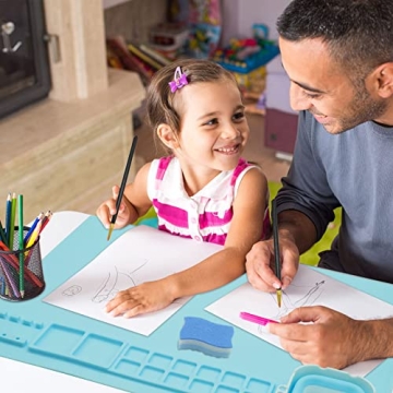 Silicone Craft Mat for Kids - 20"x16" Art Mat