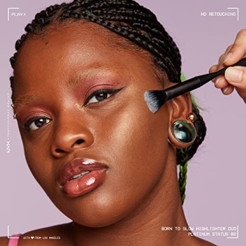 NYX Born to Glow Icy Highlighter Duo for Radiant Skin