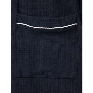 Amazon Essentials Men’s Waffle Robe Lightweight Comfort
