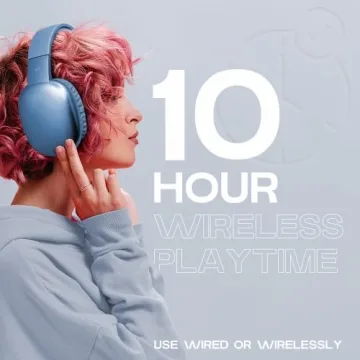 iJoy Ultra Wireless Headphones 10Hr Playtime SD Slot Bluetooth