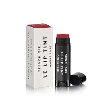 French Girl Le Lip Tint - Moisturizing & Hydrating Lip Balm for Sheer, Buildable Coverage & Shine, C...