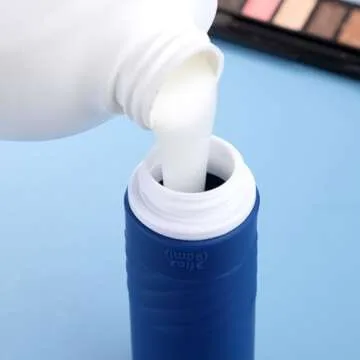 Gemice Travel Bottles - TSA Approved Leak Proof Silicone Containers