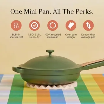 Our Place Always Pan Mini Nonstick Cookware with Stylish Design