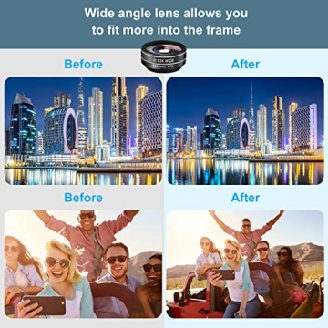 Mocalaca Phone Camera Lens Kit - 11 Lenses for Smartphones