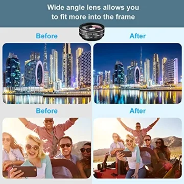 Mocalaca Phone Camera Lens Kit - 11 Lenses for Smartphones