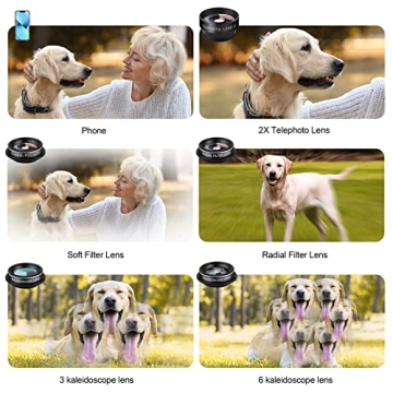 Mocalaca Phone Camera Lens Kit - 11 Lenses for Smartphones