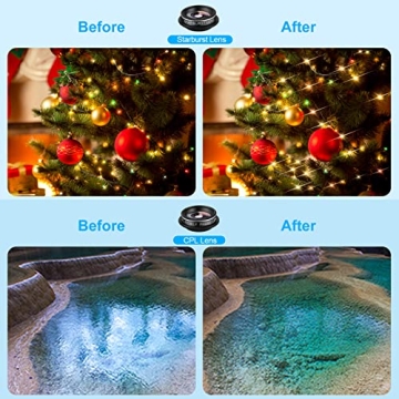 Mocalaca Phone Camera Lens Kit - 11 Lenses for Smartphones