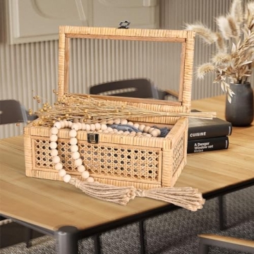 Stylish HUAXIN Rattan Decorative Storage Box Set of 2