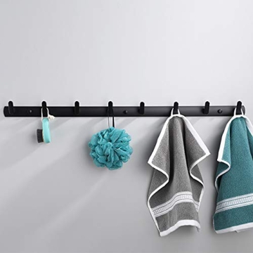 Spotact Wall Mounted Coat Rack With 8 Hooks - Modern Design