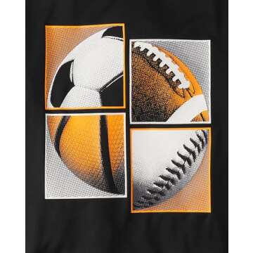 The Children's Place,Athletic Performance Short Sleeve Tee,Medium (7/8)