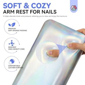 SAVILAND Professional Nail Arm Rest for Ultimate Comfort